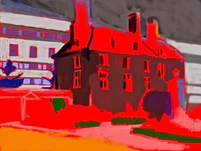 (1stiPE/10)St. Catherine's College gate house 
 Exhibited at A1 59 x 84cms ( 23 x 33
